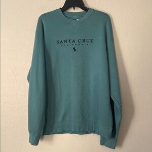 Like New! Big Cotton Crewneck Sweatshirt Teal in Size XL